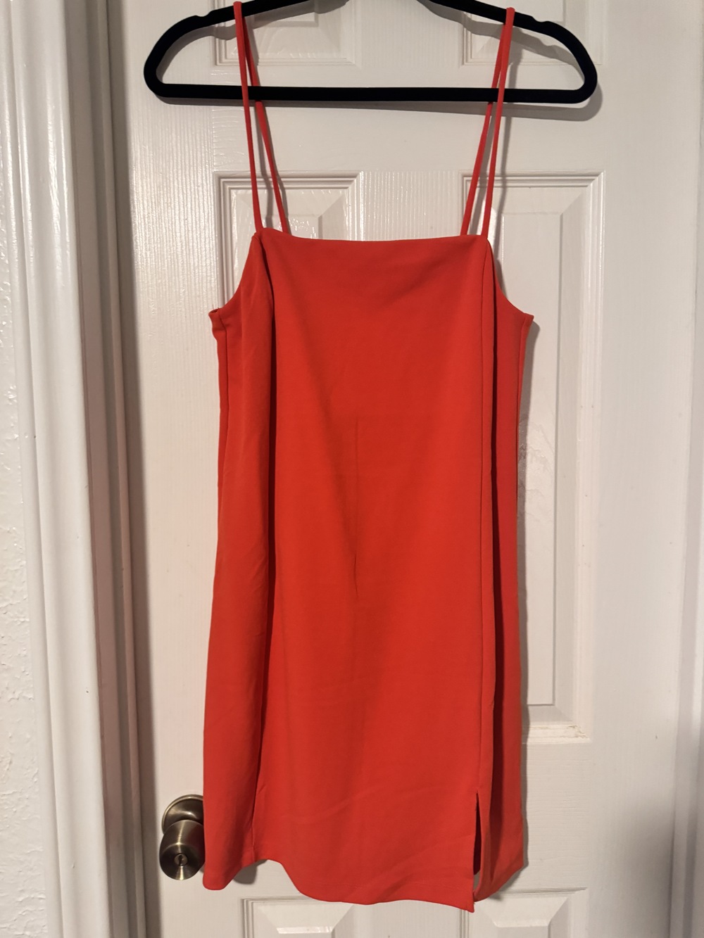 Orange sun dress